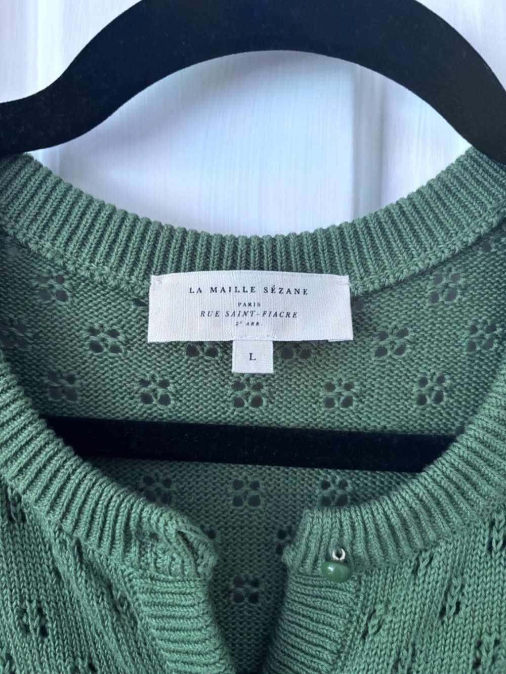 Sezane Nan Cardigan size L - Picture 6 of 6
